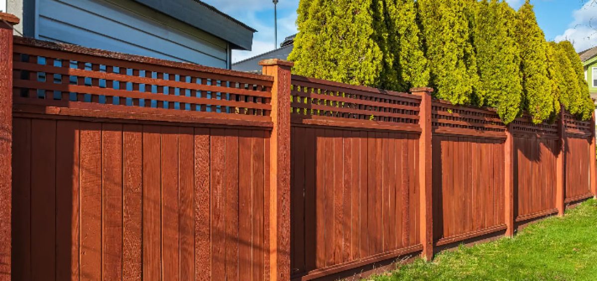 Wooden fence around a house - popular fencing option for NZ properties