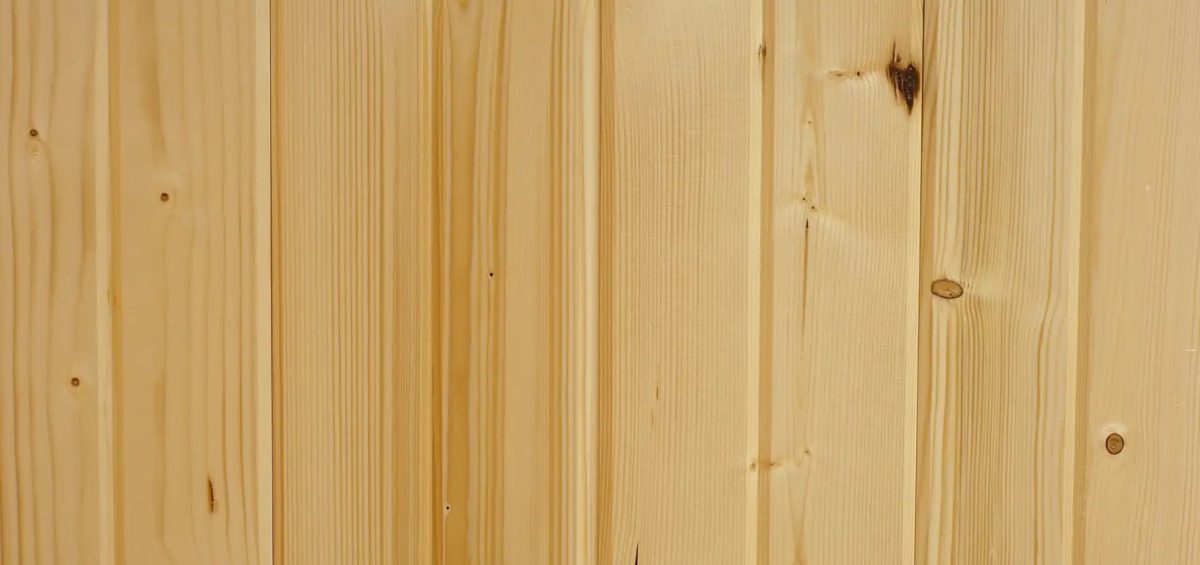 V-groove plywood panelling